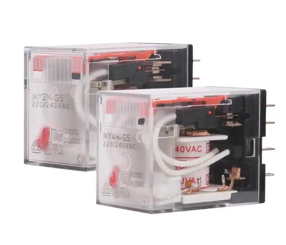 MY2N-GS MY4N-J DC48V AC110V 220V LY2N-J LY4N przekaźnik pośredni nowy oryginalny