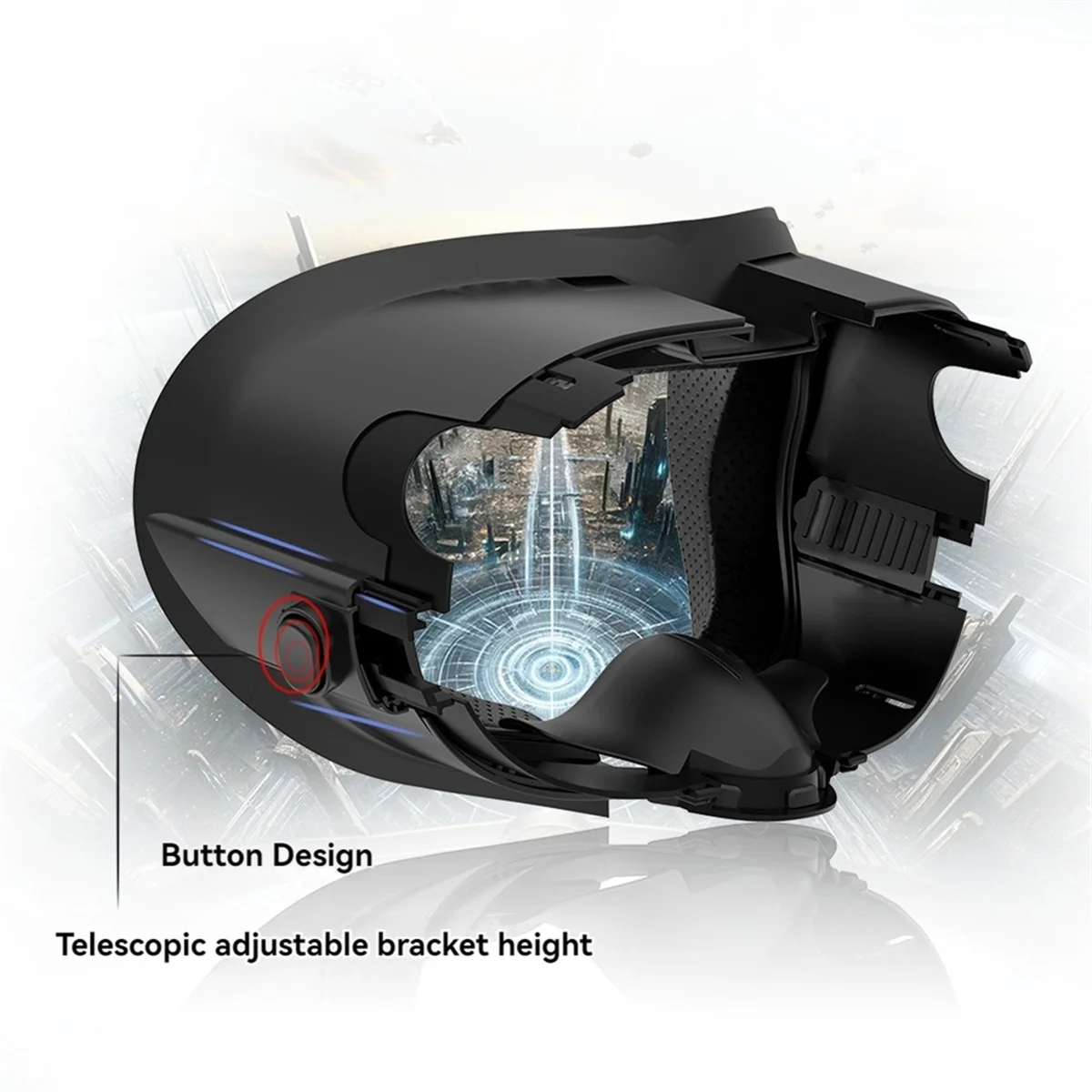 Adjustable Size VR Interface Bracket for 3 Face Cover with Anti-Light Nose Pad