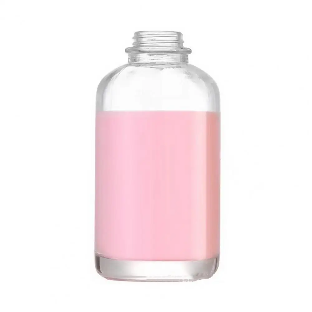 Shampoo Dispenser 2pcs 17oz Glass Syrup Pump Bottles with Labels Coffee Syrup Dispensers for Home Hotel Restaurant Coffee Bar