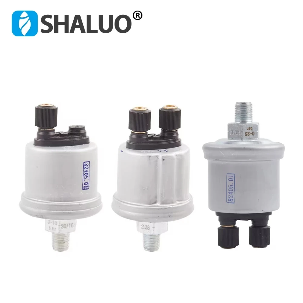 VDO Oil Pressure Sensor Plug 0 to 10 Bar 1/8NPT M14*1.5 10 Bars Diesel Generator Accessories Oil Pressure Sensor Switch 184±10 Ω