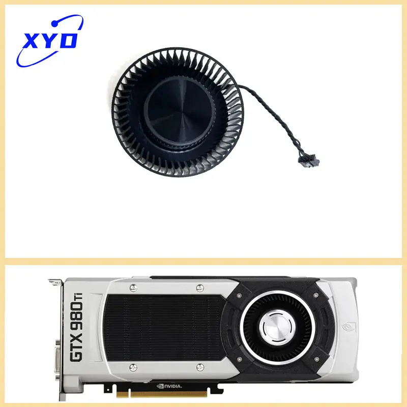 

Новый BFB0712HF 66 мм 4-контактный графический процессор NVIDIA GTX TITAN для NVIDIA GTX 980TI GTX 980 GTX tytan-вентилятор karty graficznej