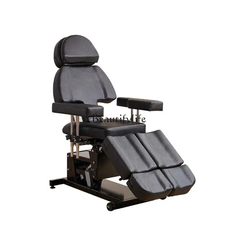 

Electric tattoo bed Multifunctional split-leg folding bed