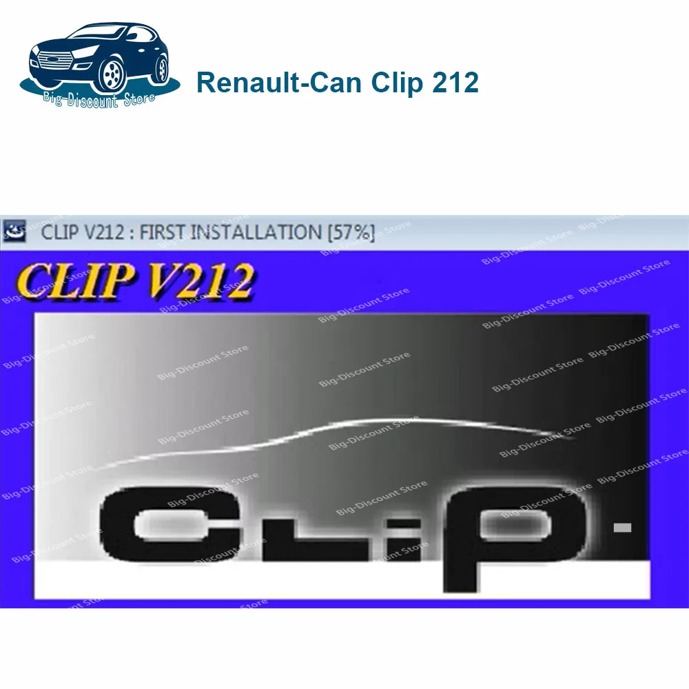 For Rena-ult Can Clip V212 Lastest Cars Software With Keygen untill 2020 Reprogramming test measurements Multimeter send USB