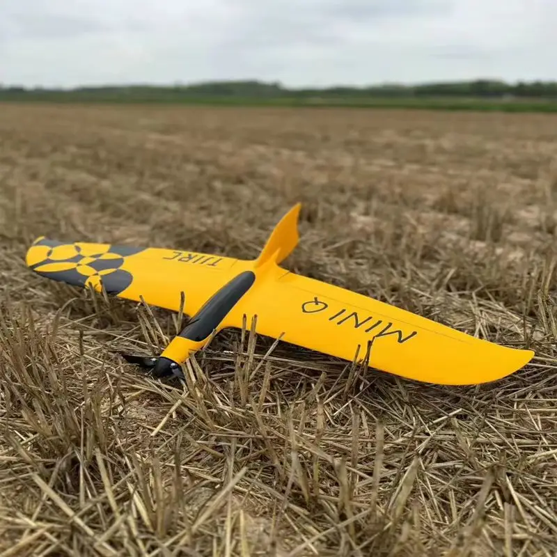 2026 Sell Well New Tjirc 800mm Mini Q Kit Radio Control Composite Glider Airplane Toy Gift