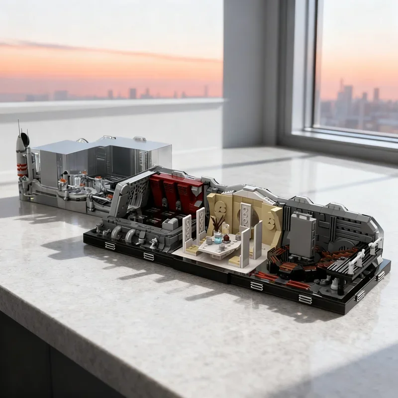 

Набор для сборки модели «Город Облаков» (1507 деталей), динамичная диорама «Звездная битва», конструктор, развивающая игрушка, подарок на Рождество и День рождения для детей