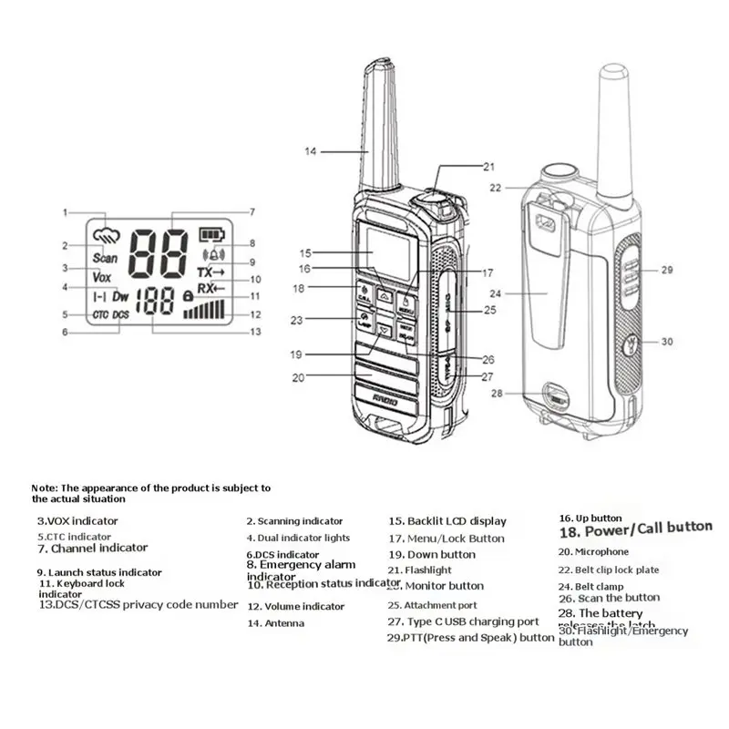abmf-fr-22a-f22-mini-walkie-talkie-pmr-frs-radio-portatile-per-bambini-ricetrasmittente-a-due-vie-22-canali-comunicazione-a-lungo-raggio