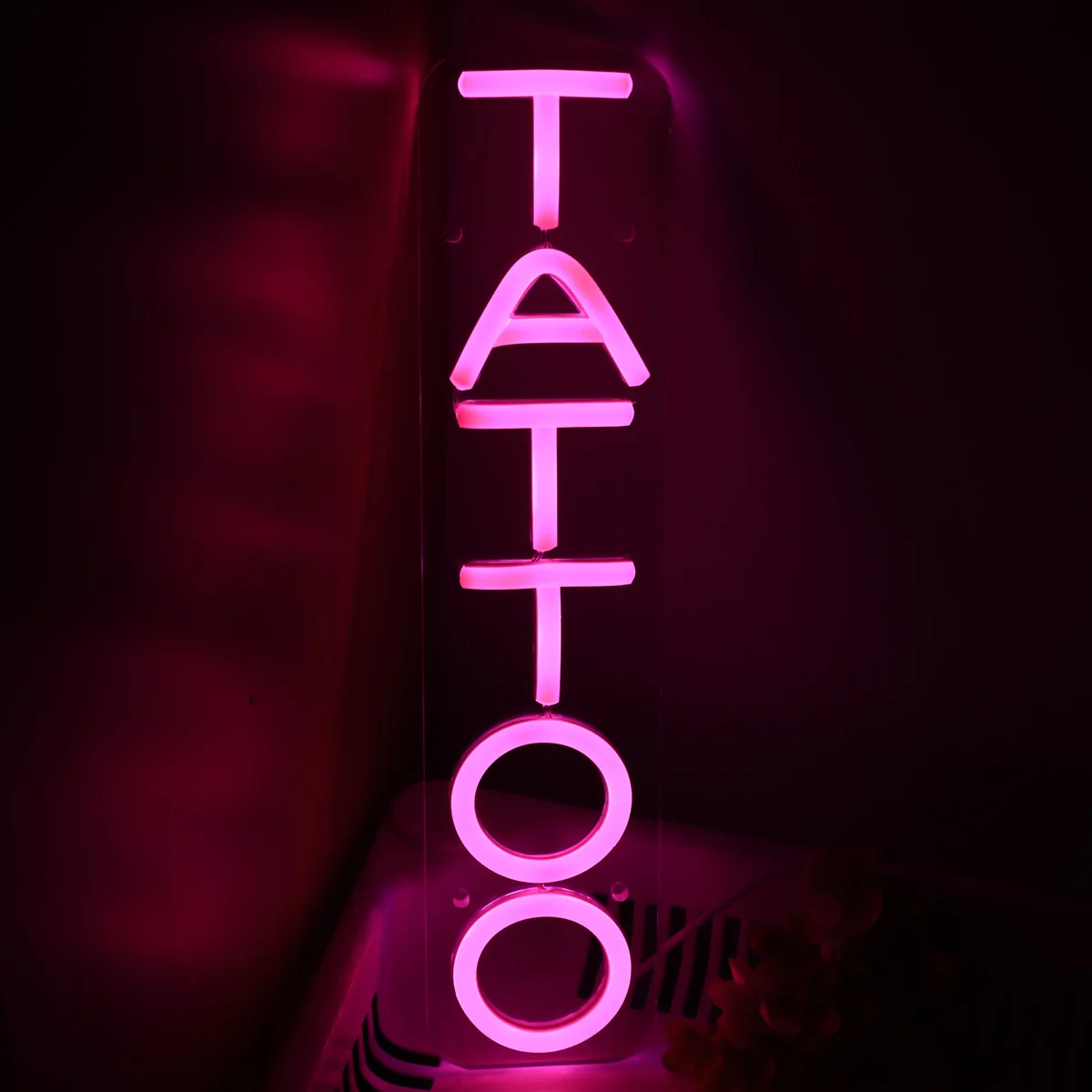 Imagem -05 - Tatuagem-led Parede Neon Art Sign Mood Lamp Tattoo Shop Cabeleireiro Loja Decoração 283 x 122 1pc