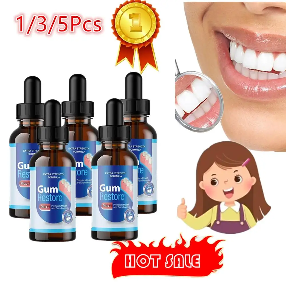 1-5x30ml Gum Care Products Liquid Gum Repair Gum Regrowth Natural Oral Care Drops Gum Restore Oral Gum Care Liquid For Oral Care