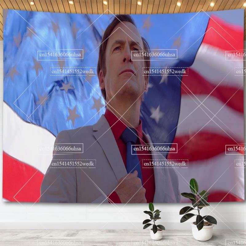 Saul Goodman Better Call Saul And Brea Tapestry Wall Hanging Meme Tapestry Room Decoration Aesthetic Office Tapestries Tapries