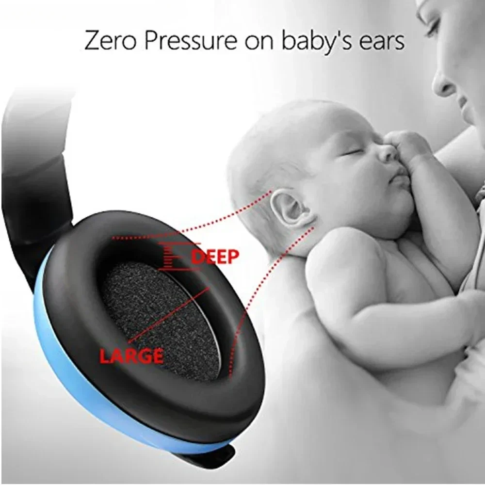 Baby Earmuffs Infant Hearing Protection Baby Headphones Noise Cancelling Headphones for Babies for 3 Months to 2 Years