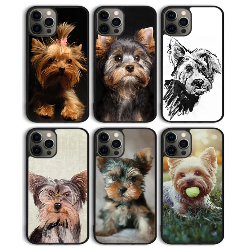 Yorkie Yorkshire Terrier Phone Case Back Cover for iPhone 16 15 SE2020 14 13 11 12 Pro Max mini XS XR X PlusS Shell Coque