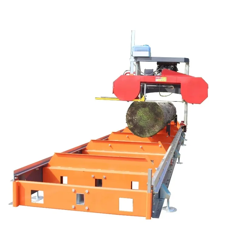 Piła łańcuchowa 36 cali, wytrzymała, przenośna, elektryczna do cięcia drewna z opcją przyczepy, maszyna leśna.