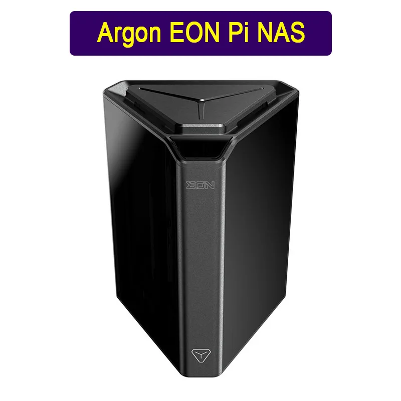 Casing Raspberry Pi 4 Argon EON Pi NAS 4 BAY Jaringan Penyimpanan Terpasang SATA Hard Drive Ports Enclosure untuk Raspberry Pi 4 Model B