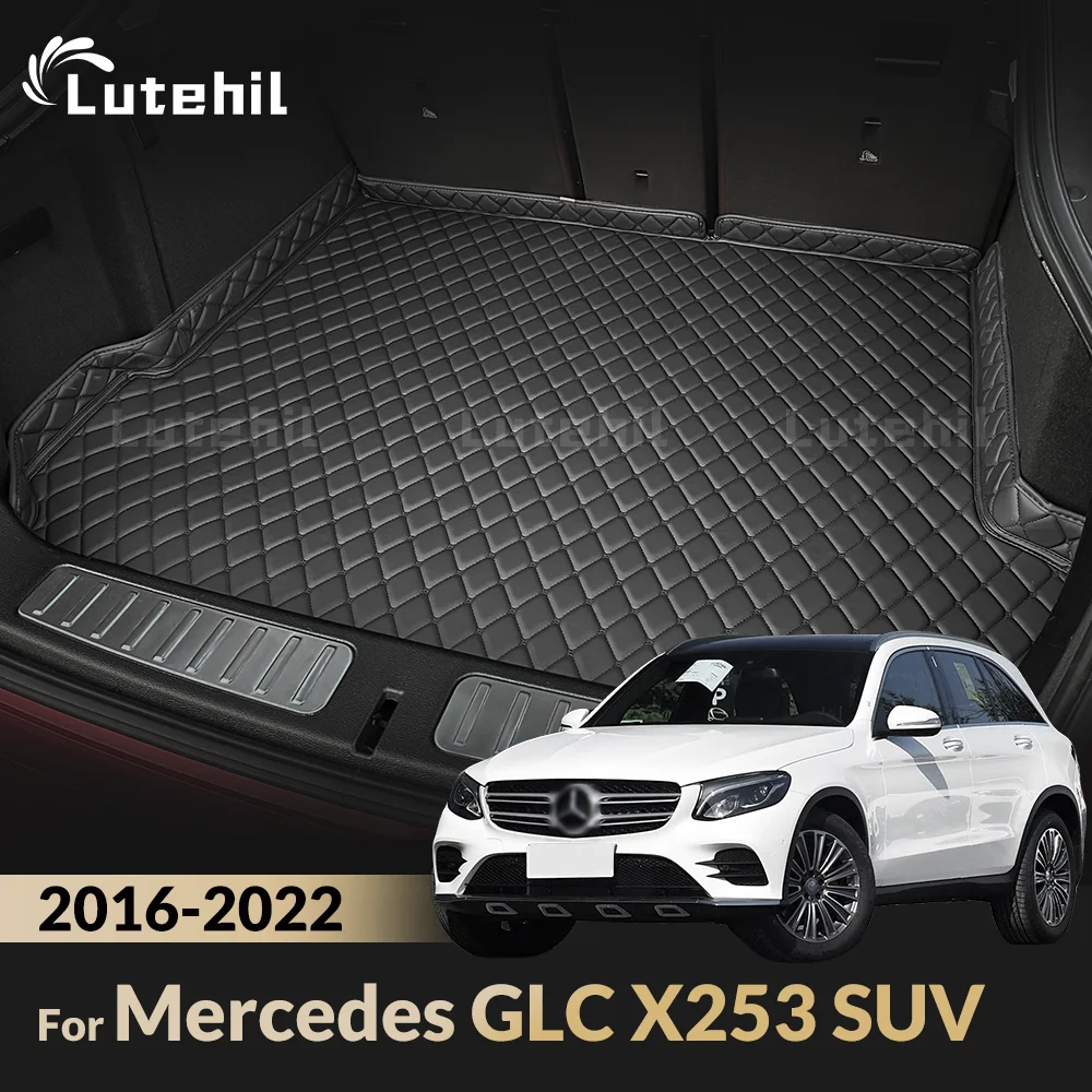 

Для Mercedes-Benz GLC Class X253 SUV 2016-2022 21 20 19 18 17 Lutehil коврик в багажник автомобиля коврик в багажник аксессуары на заказ