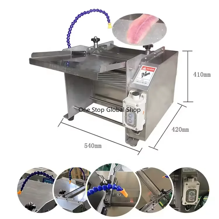 Máquina Peladora de Pescado al Mejor Precio, Máquina Despellejadora de Salmón, Máquina para Quitar Piel de Pescado