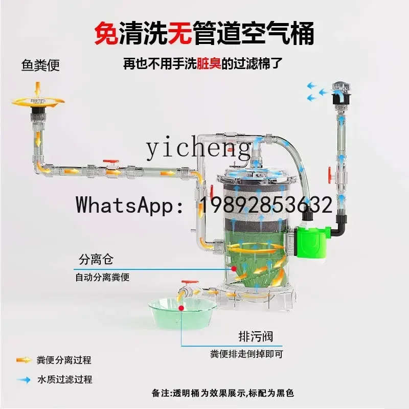 

Аквариум W7 для золотых рыбок: компактный стеклянный аквариум для гостиной с экологическим донным фильтром, интеллектуальный, со встроенным шкафчиком, выполненный по старинной технологии.