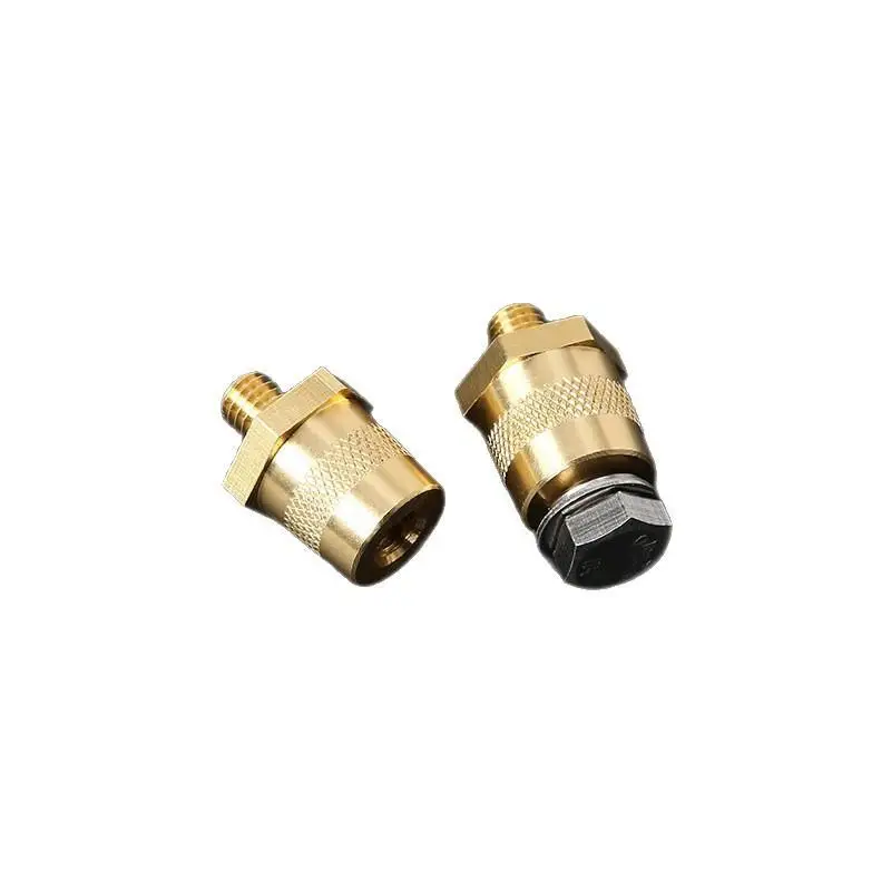 ~1Pair Brass Car Battery Terminal Connector Durable Build Anti Slip Grip For Automotive Repair