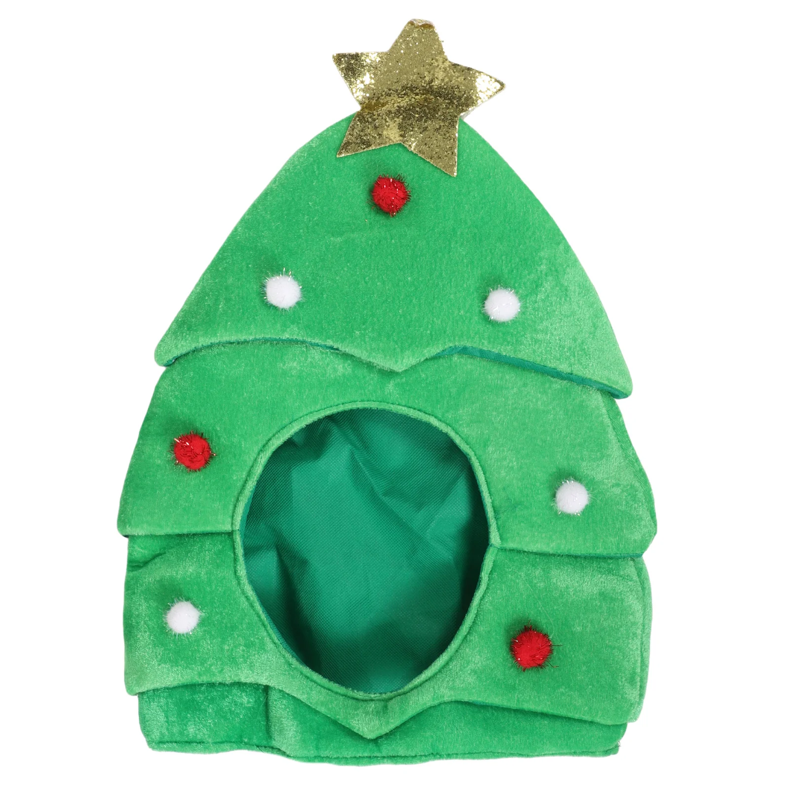 

Holiday Tree Costume Christmas Tree Hat Festive Cap Xmas Party Supplies Unisex Design for Men Women Xmas Party Supplie