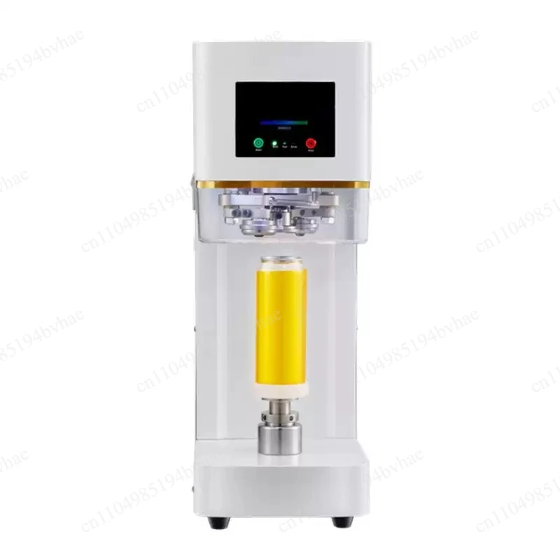 

Fully automatic beverage sealing machine for commercial milk tea cans