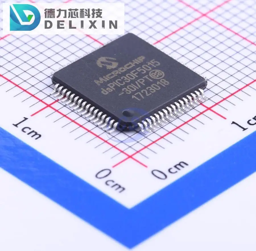 

DSPIC30F5015-30I/PT 66KB 52 TQFP-64(10x10) Digital Signal Processors (DSP/DSC) chips New original