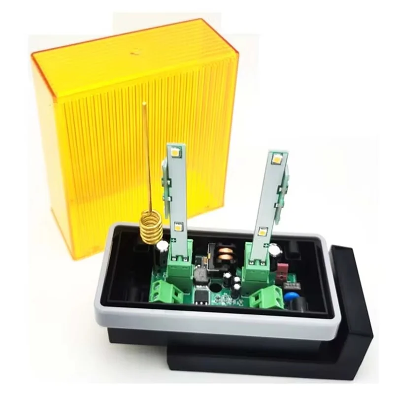 SQPP-セキュリティ保護点滅ライト点滅ゲートライトアラーム 12V-265V AC/DC