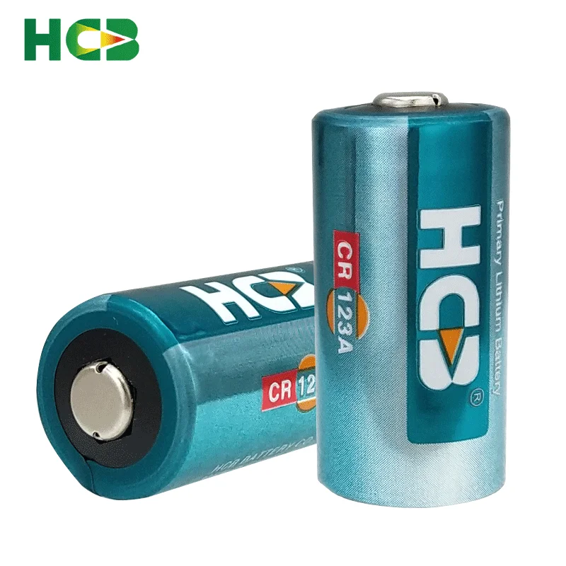 Alarma de detección de humo y fuego fotoeléctrica, cámara magnética de puerta, Localizador GPS, de 3V batería de litio, HCB CR123A
