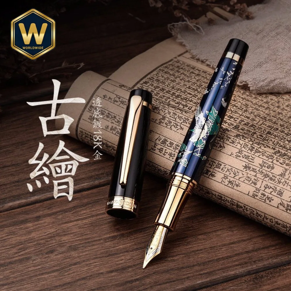 For 1837 Business Fountain Pen Men Women Calligraphy Retro Chinese Style Signature Pen