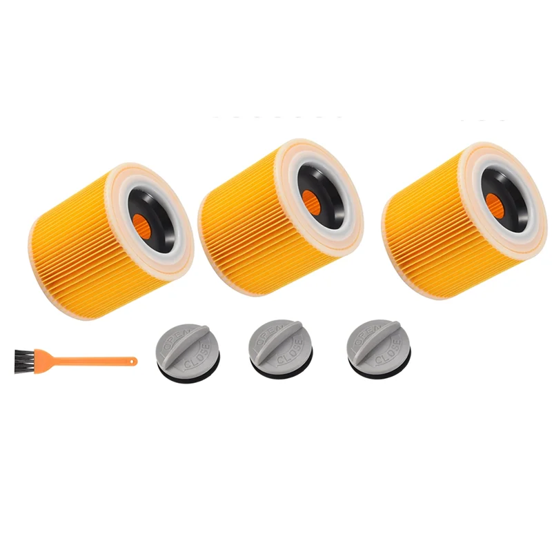 AT28-HEPA تصفية لنماذج فراغ كارشر WD2 WD3 WD1 MV3 MV2 WD2250 WD3.200 أجزاء مرشحات الغبار الهواء A2004 A2054 A2204 A2656