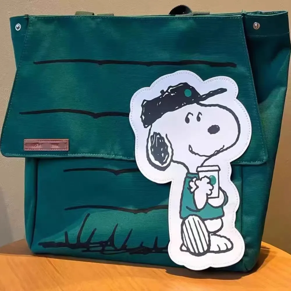 2026 Snoopy Große Kapazität Bedruckte Casual Lazy Style Frische Kleine Tragetasche Mädchen Reise-Schultertasche Neujahrsgeschenk – Detail 18