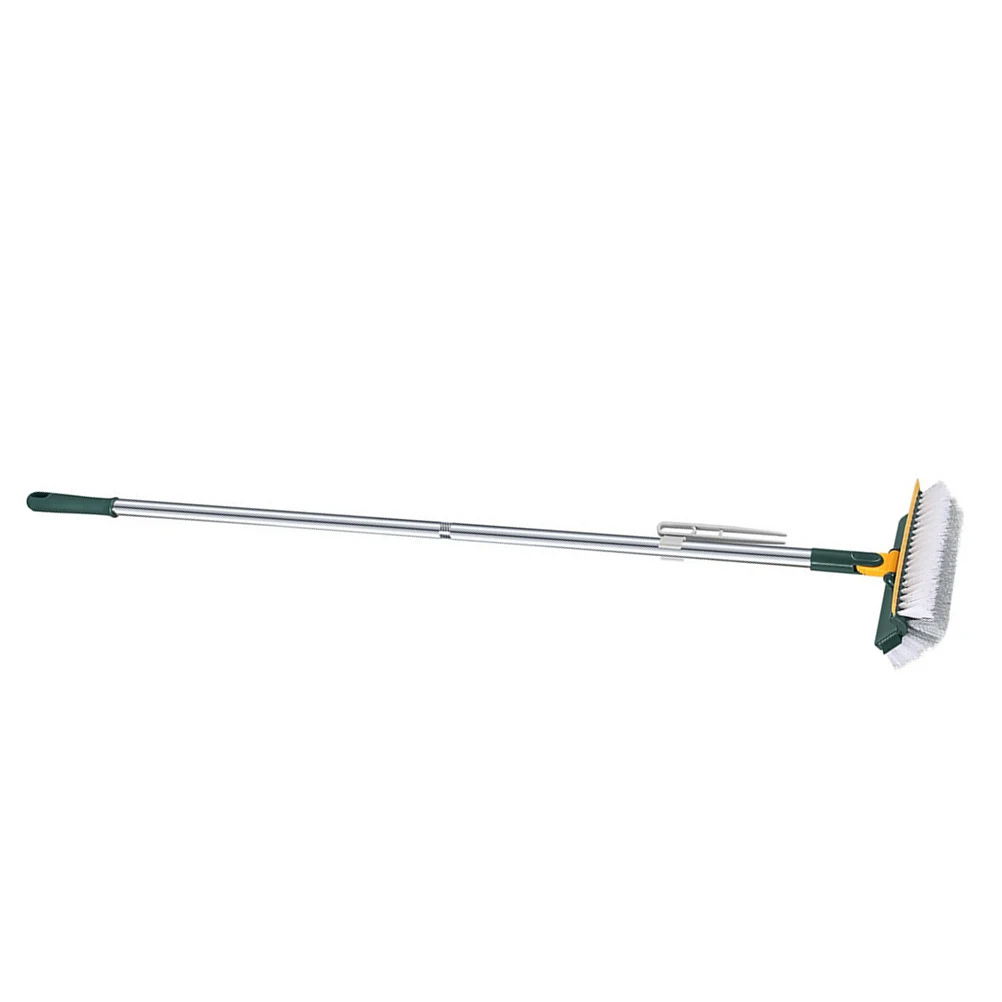 

Long Handle Cleaning Brush Multi Surface Floor Scrubber Bathroom Scrub Brush Squeegee Mop Tool