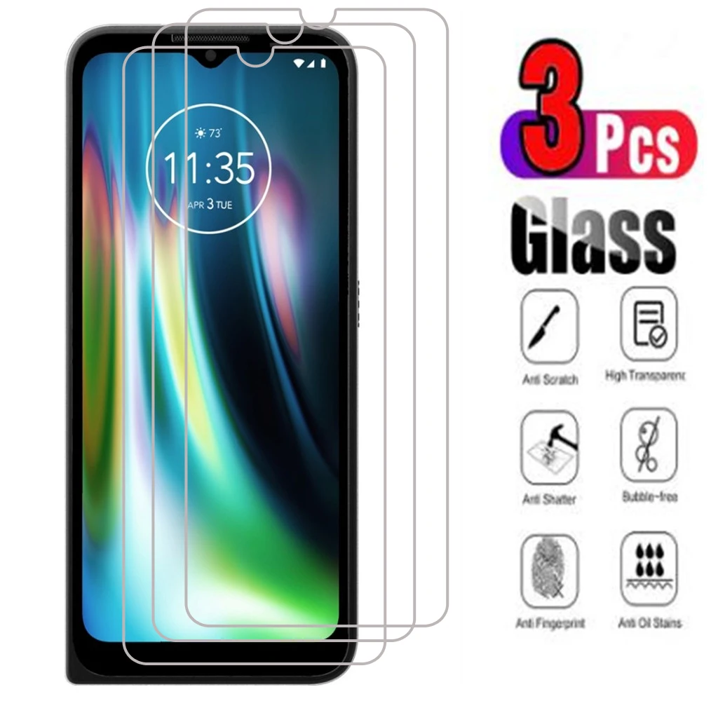 3 pçs vidro temperado para motorola moto defy g jogar 2021 rápido pro power stylus g9 g8 plus lite g7 g6 g5s g5 filme protetor de tela