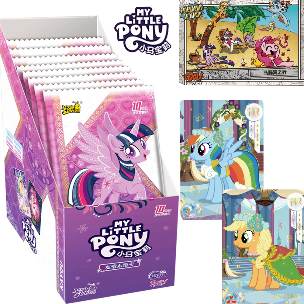 

KAYOU Original My Little Pony Collection Cards Anime Rare Exquisite High-quality Character Friendship Eternal Card Birthday Gift