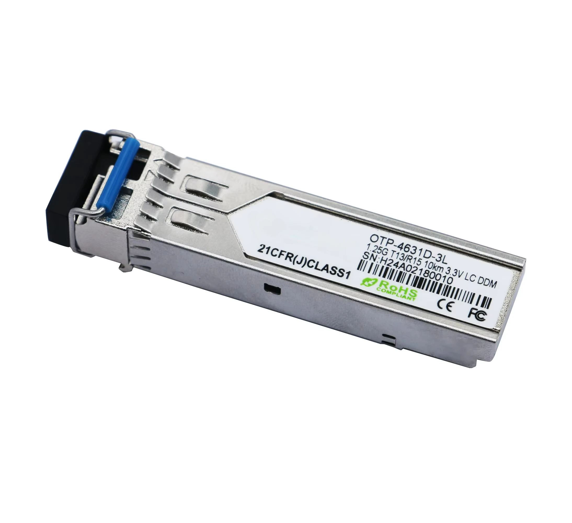 SFP 1.25G Top-ranking Products Factory Price  Module SFP BIDI 10km 1310nm/1550nm Optical Transceiver single mode single fiber