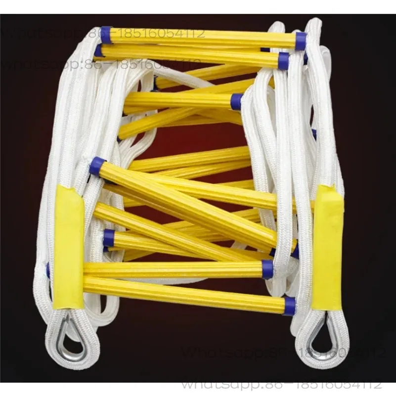 15M Rescue Rope Fire Escape Ladder Emergency Work Safety Response Fire Rescue Rock Climbing Aerial Work Rescue