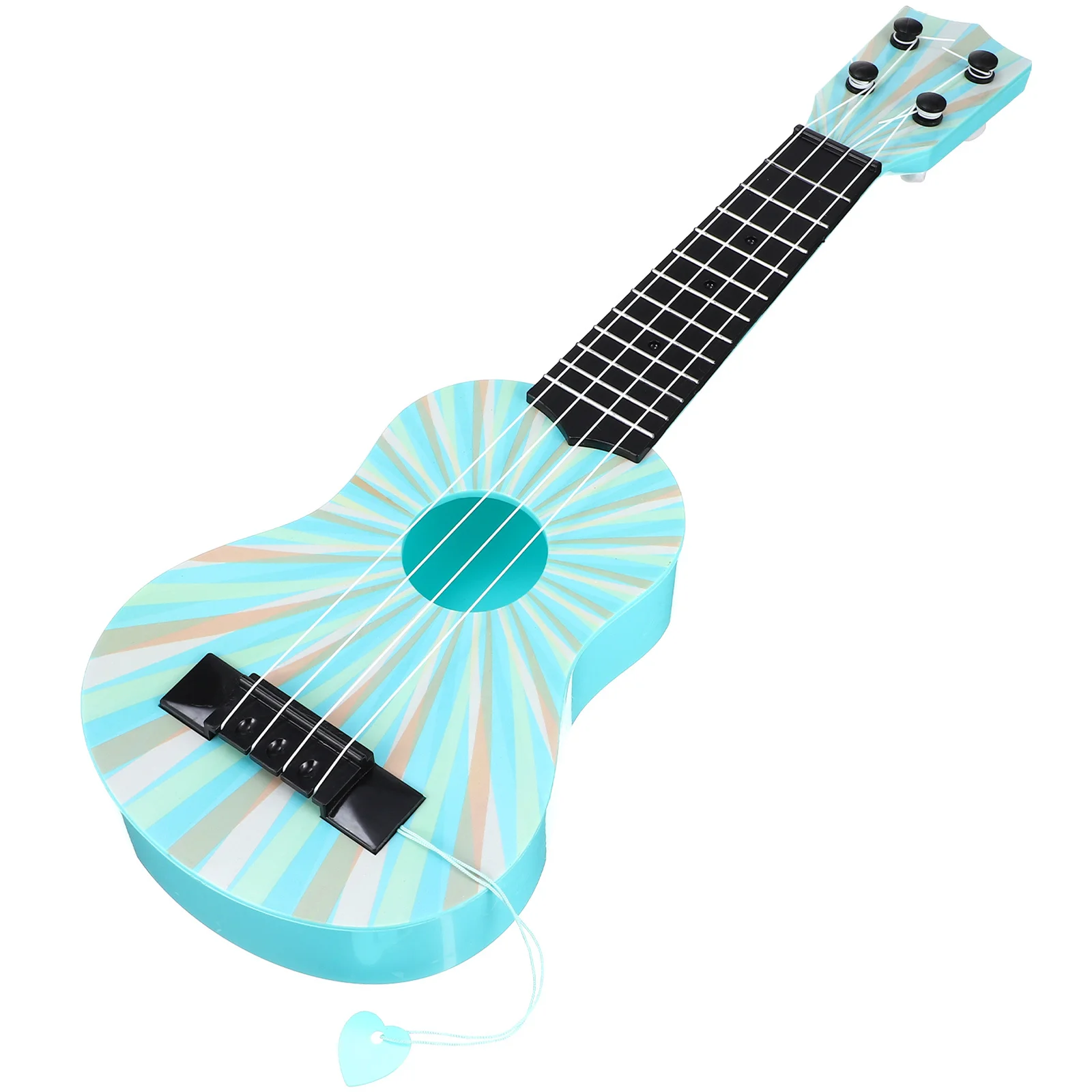 Chitarra per bambini in plastica Simulazione Ukulele Bambini Apprendimento musicale Strumento per l'educazione precoce Regalo decorativo Chitarra per bambini