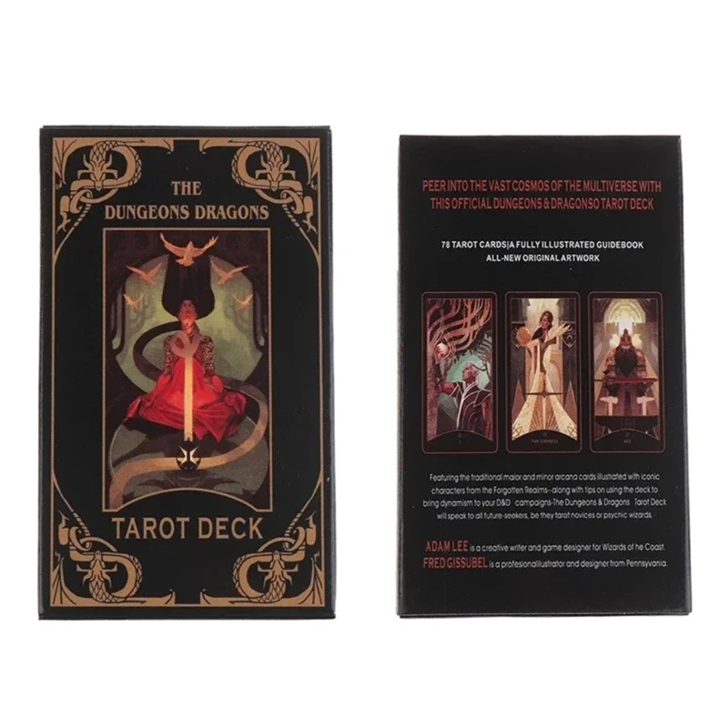 The  Dragons Tarot Card Prophecy Divination Deck Family Party Board Game Fortune Telling Game Beginners Cards