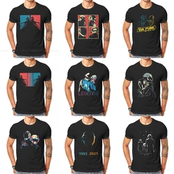 Daft Punk Electronic Music Band 2021 Essential Tshirt High Quality Graphic Men Classic Summer Men Tops Cotton Harajuku T Shirt