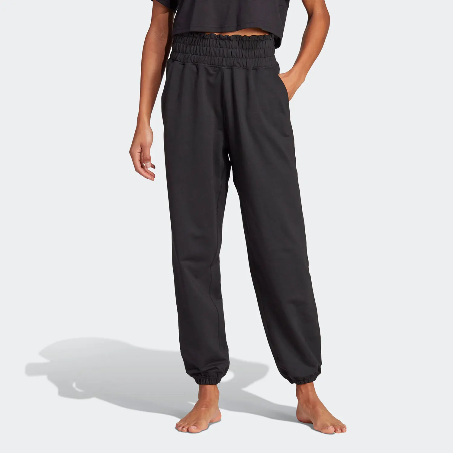 

Adidas Genuine 2023 New Women's Loose Yoga Pants HS8122