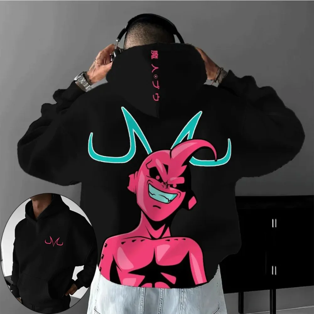 

Dragon Ball Comics Co Branded Printed Hoodie 2026 Autumn/Winter New Loose Retro Casual Japanese Harajuku Neutral Hoodie Top.