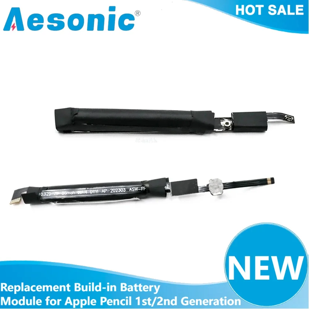 

New 3.85V 85mAh Replacement Build-in Battery Module for Apple Pencil 1st/2nd Generation Rechargeable Battery of Apple Pencil