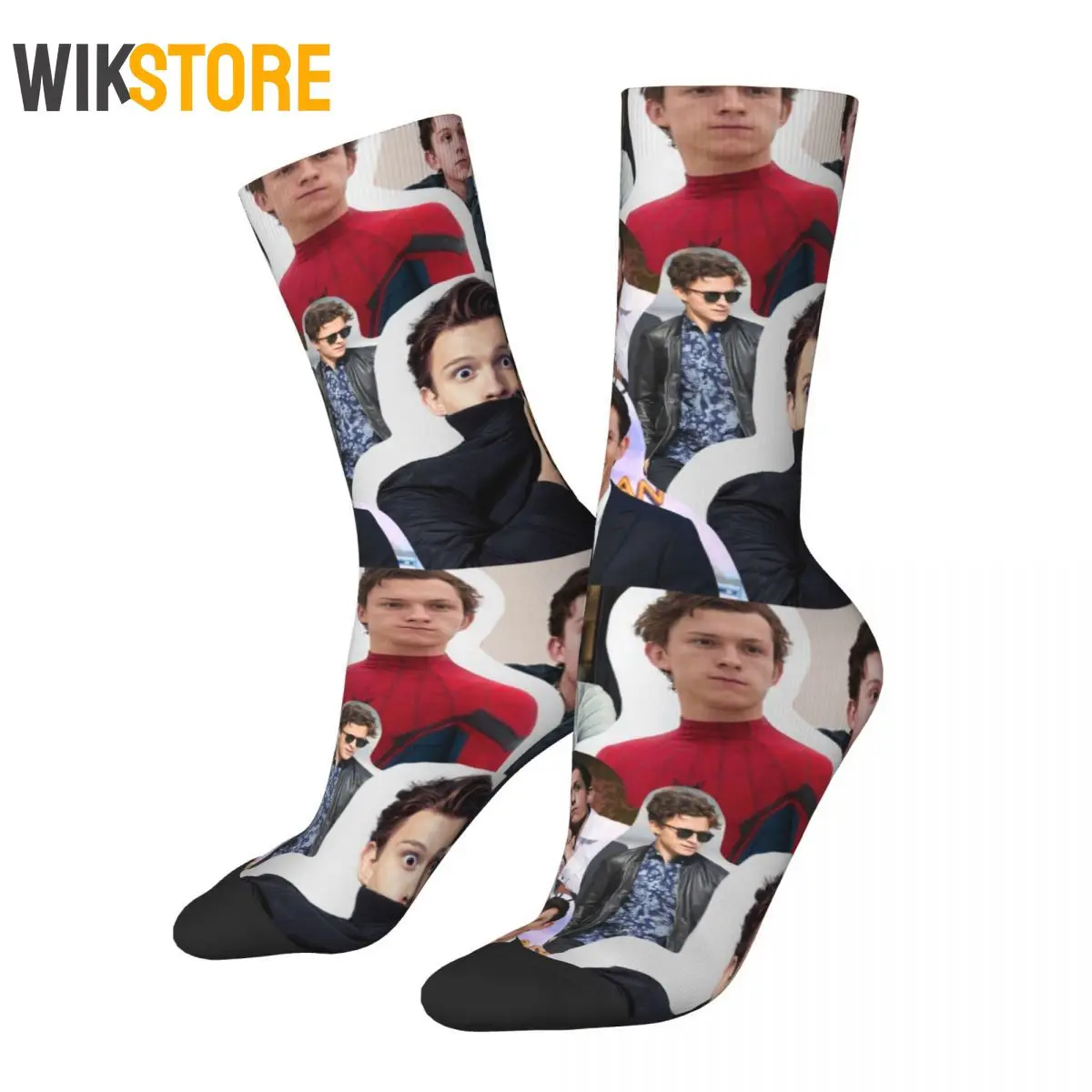 

Fashion Men's Socks Harajuku Tom Holland Sock Sport Women's Sock Spring Summer Autumn Winter Breathable Cute Sock