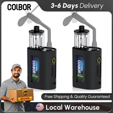 【US STOCK】 COLBOR CF3 Portable Handheld Fog Machine 60 Degree Tilt Protection Remote Control Mini Smoke Haze Maker Professional Photography Equipment Indoor Outdoor Christmas Party Cosplay Stage Video Shooting Atmosphere Effect Creating Device