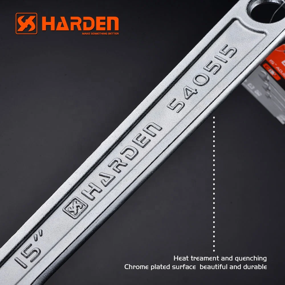 Professional Hand Tools Chrome Vanadium Custom 18" Flexible Adjustable Wrench Spanner Set - view 5
