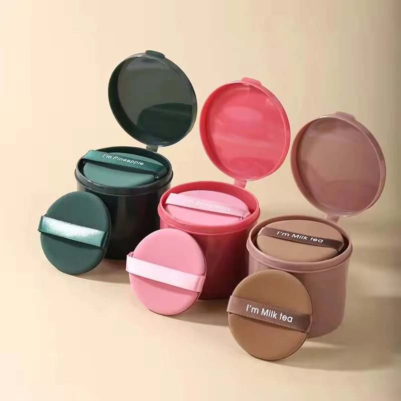 7Pcs/box Strawberry Cosmetic Puff Set Double Side Women Soft Makeup Sponge Beauty Make Up Powder Tools