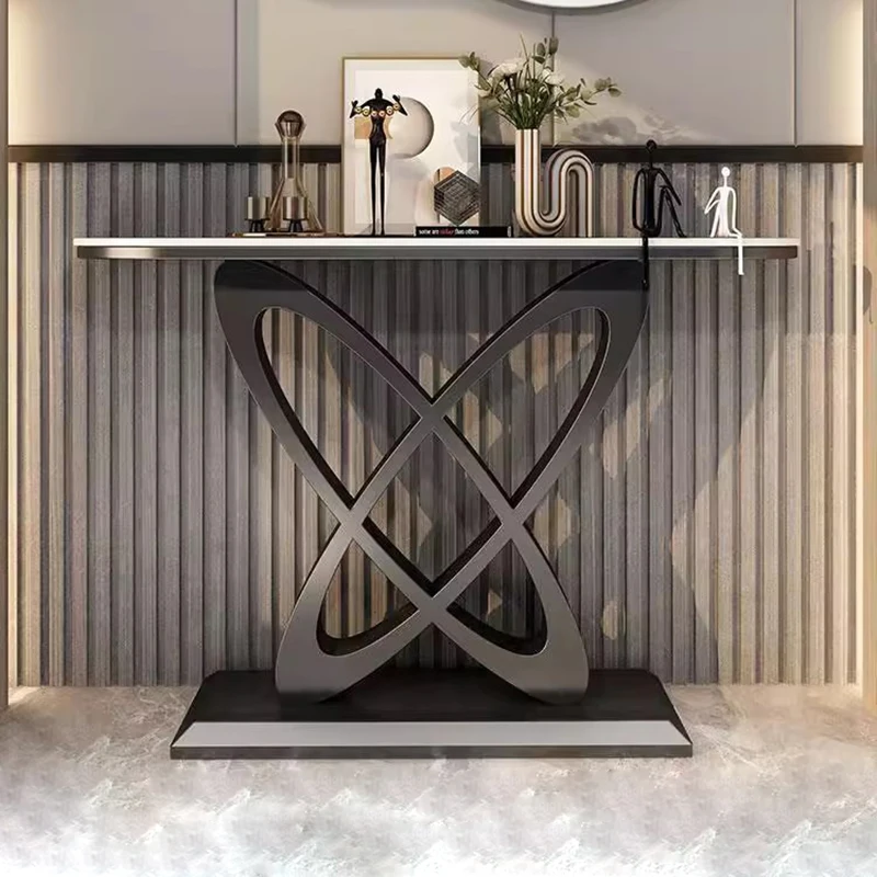 Consolle di lusso italiano Design unico Consolle classica alla moda Bellissimo tavolo post moderno per ufficio Soggiorno