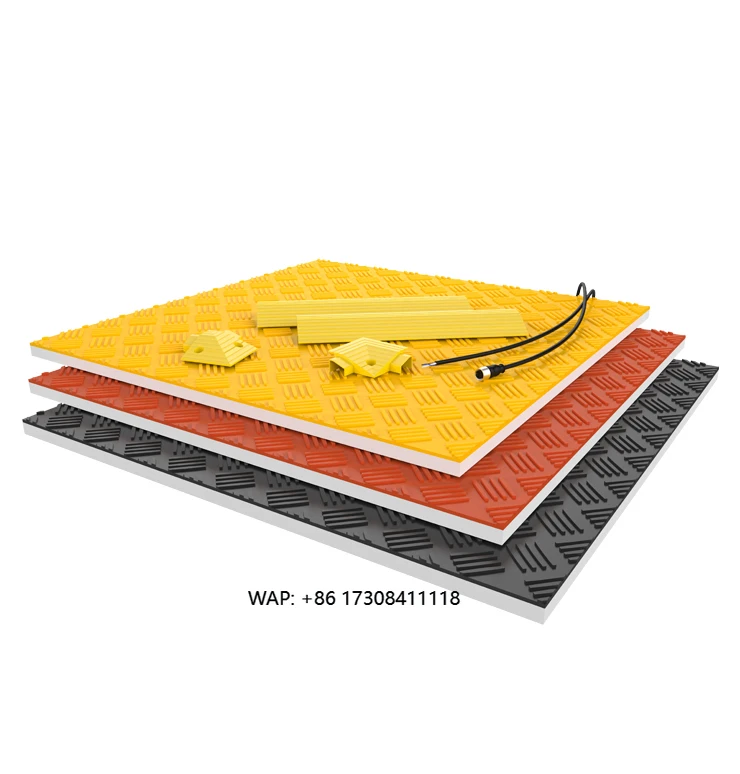 SAKADY Industrial Pressure Sensor Safety Floor Mat Anti-slip Anti-oil Natural Rubber with Safety Relay Anti-slip Carpet