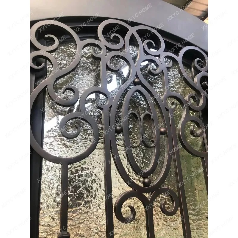XX Customization Best Welcome  Exterior Main Door Iron Gate Design Iron Doors Wrought Iron Door