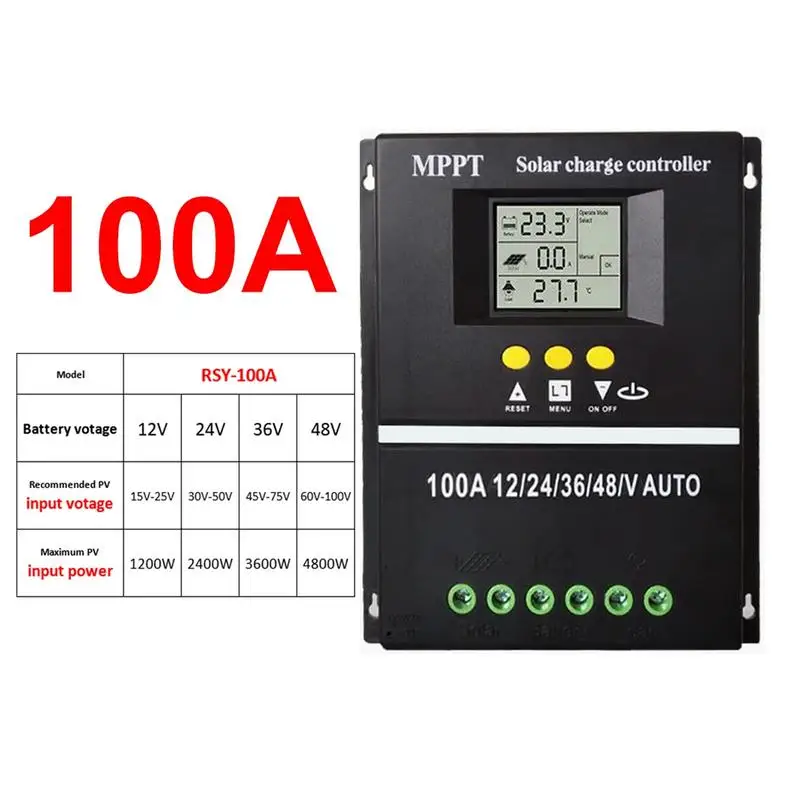 Regulator słoneczny Regulator energii słonecznej MPPT z regulowanymi trybami solarny Regulator MPPT z wydajnym ładowaniem dla przyczepy kempingowej