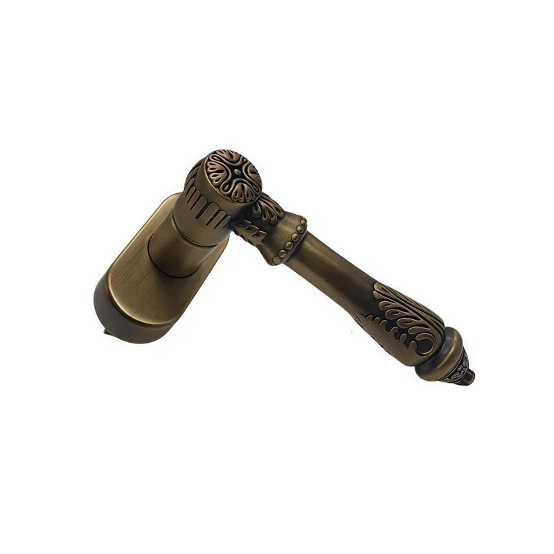 for Retro Brass Solid Relief Faucet Xiangyun Door Handle Window Handle 43mm Rotatable