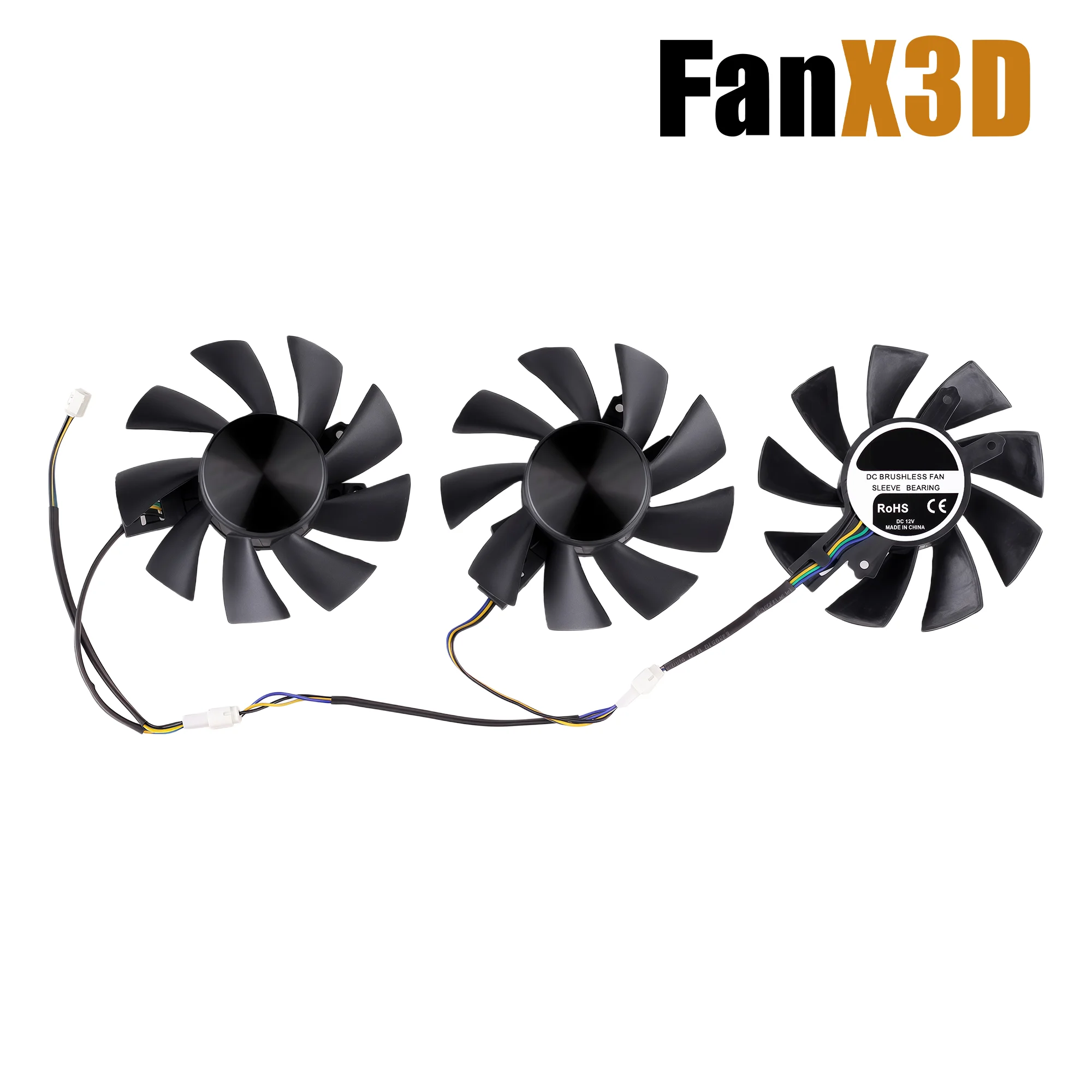 75MM Cooling Fan For ZOTAC GeForce GTX 1660 RTX 2060 3060  Super Ti X-GAMING OC3 PRO Graphics Video Card Cooler Fan view 3